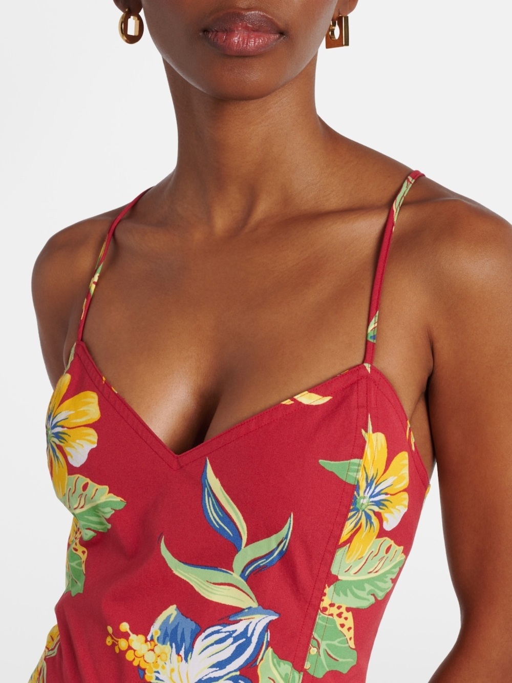 Polo Ralph Lauren
Tropical-Floral Cotton Poplin Midi Dress - Picture 5 of 11